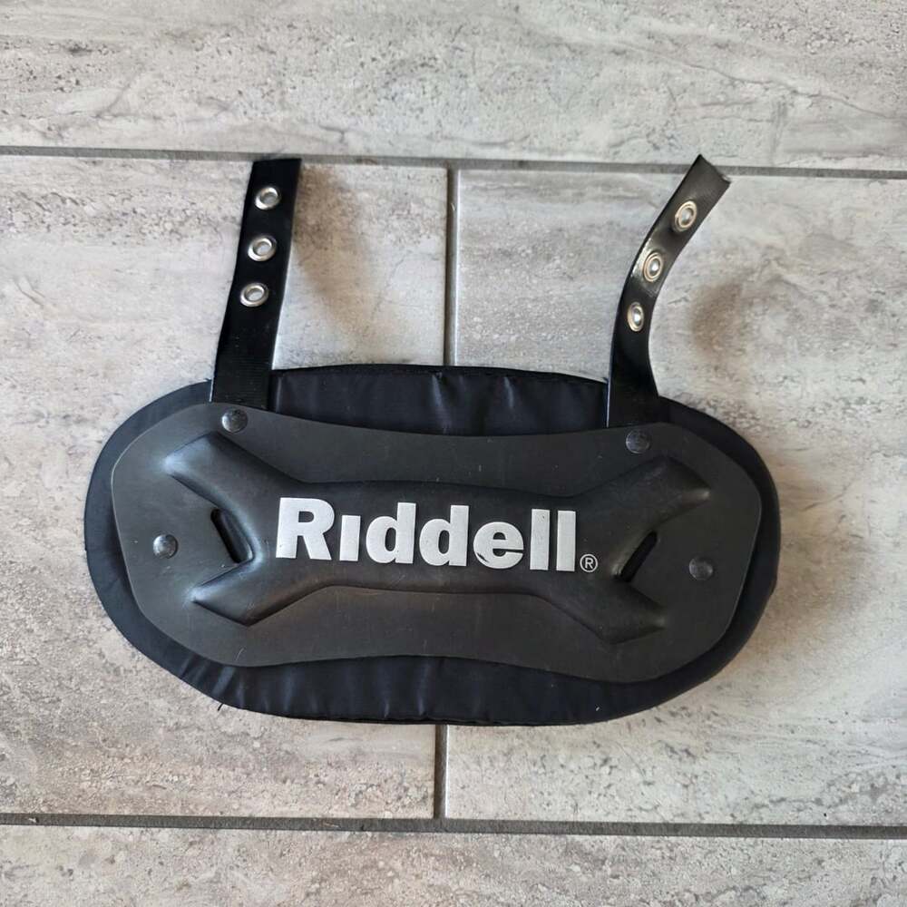 Riddell Varsity Football Back Plate Black